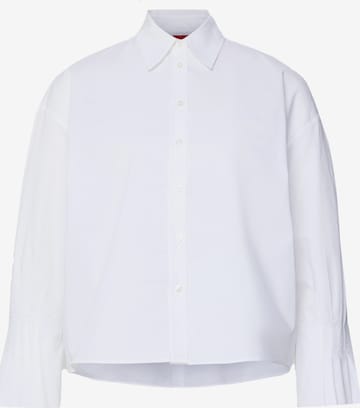 HUGO Bluse 'Eggy' in Weiß: Vorderseite