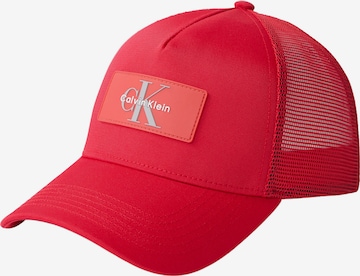 Calvin Klein Cap in Rot: Vorderseite