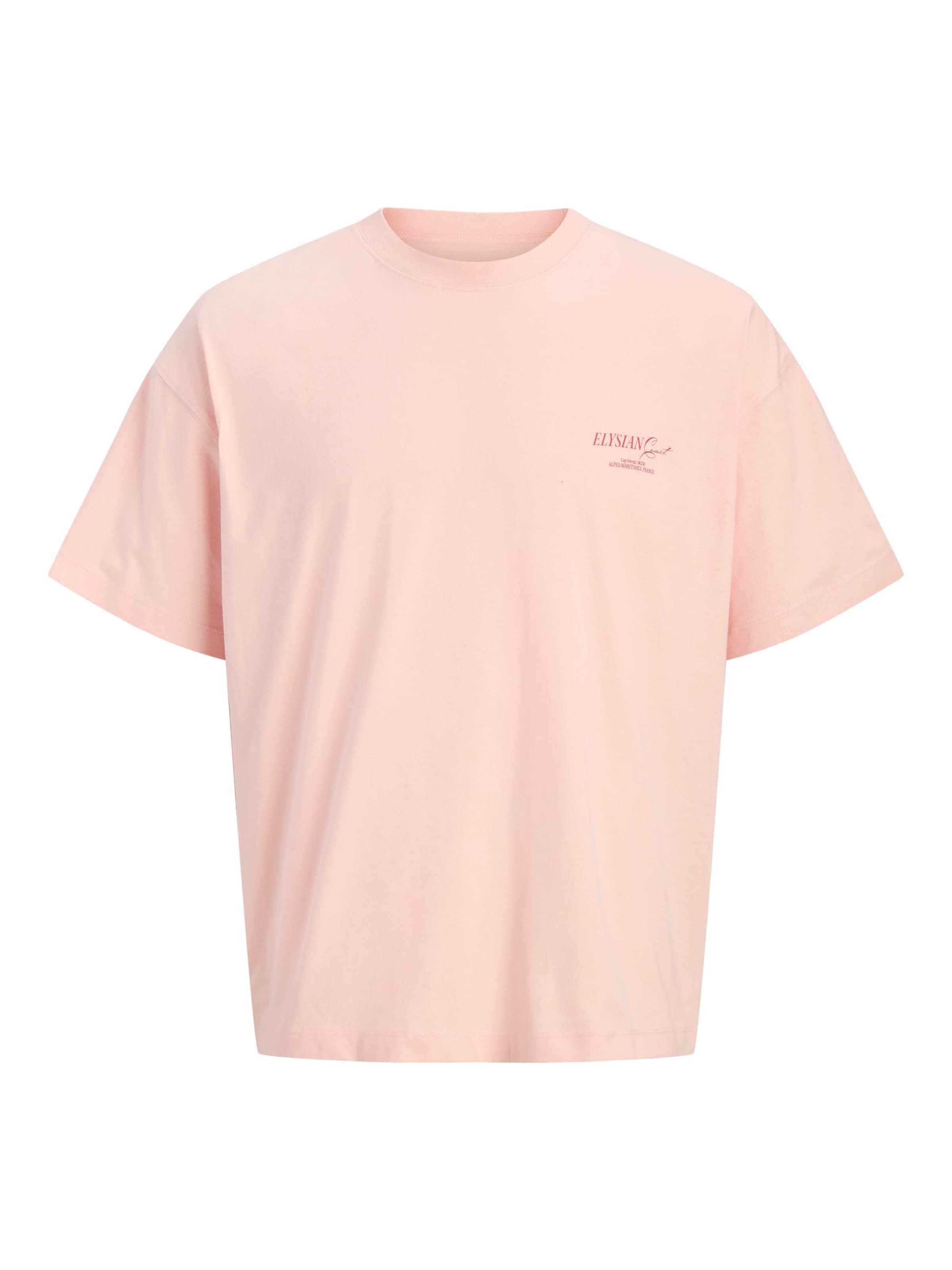 JACK & JONES Bluser & t-shirts 'JORSANREMO' i rød: forside