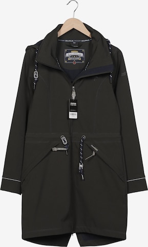 Schmuddelwedda Mantel M in Grün: Vorderseite