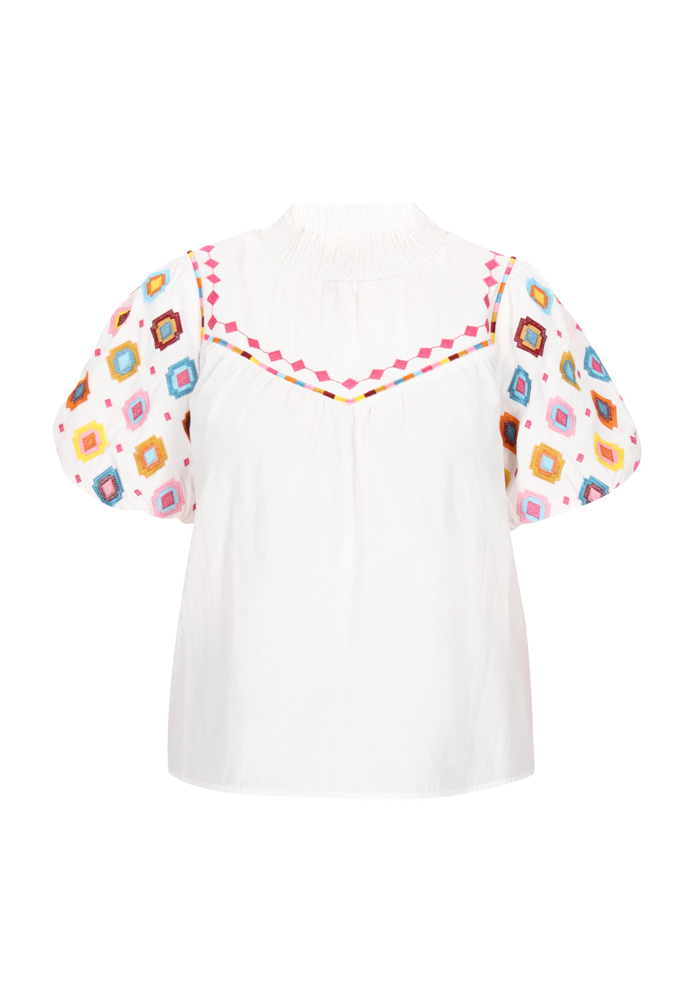 Gaya Pluus 'Fashion Look' helesinine / sinep / bordoo / valge, Tootevaade