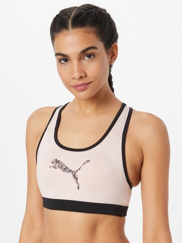 PUMA Bralette Sports Bra '4Keeps' in Pink: front