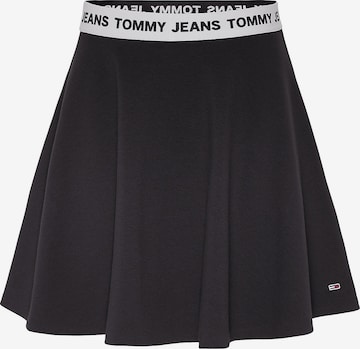 Tommy JeansSuknja - crna boja: prednji dio