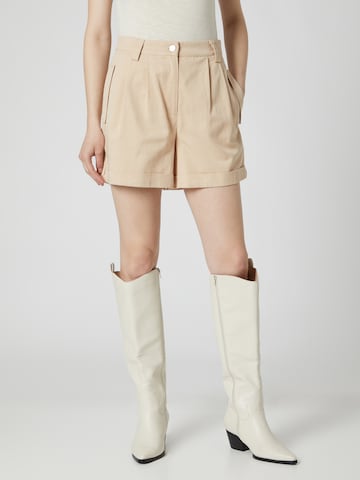 Guido Maria Kretschmer Women - Loosefit Pantalón 'Robin' en beige: frente