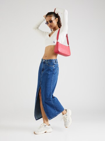 Calvin Klein Jeans Spódnica w kolorze niebieski