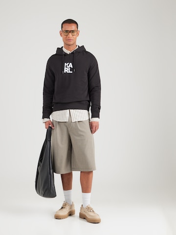 Karl LagerfeldSweater majica - crna boja