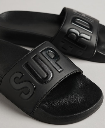 Superdry Strand-/Badeschuh in Schwarz