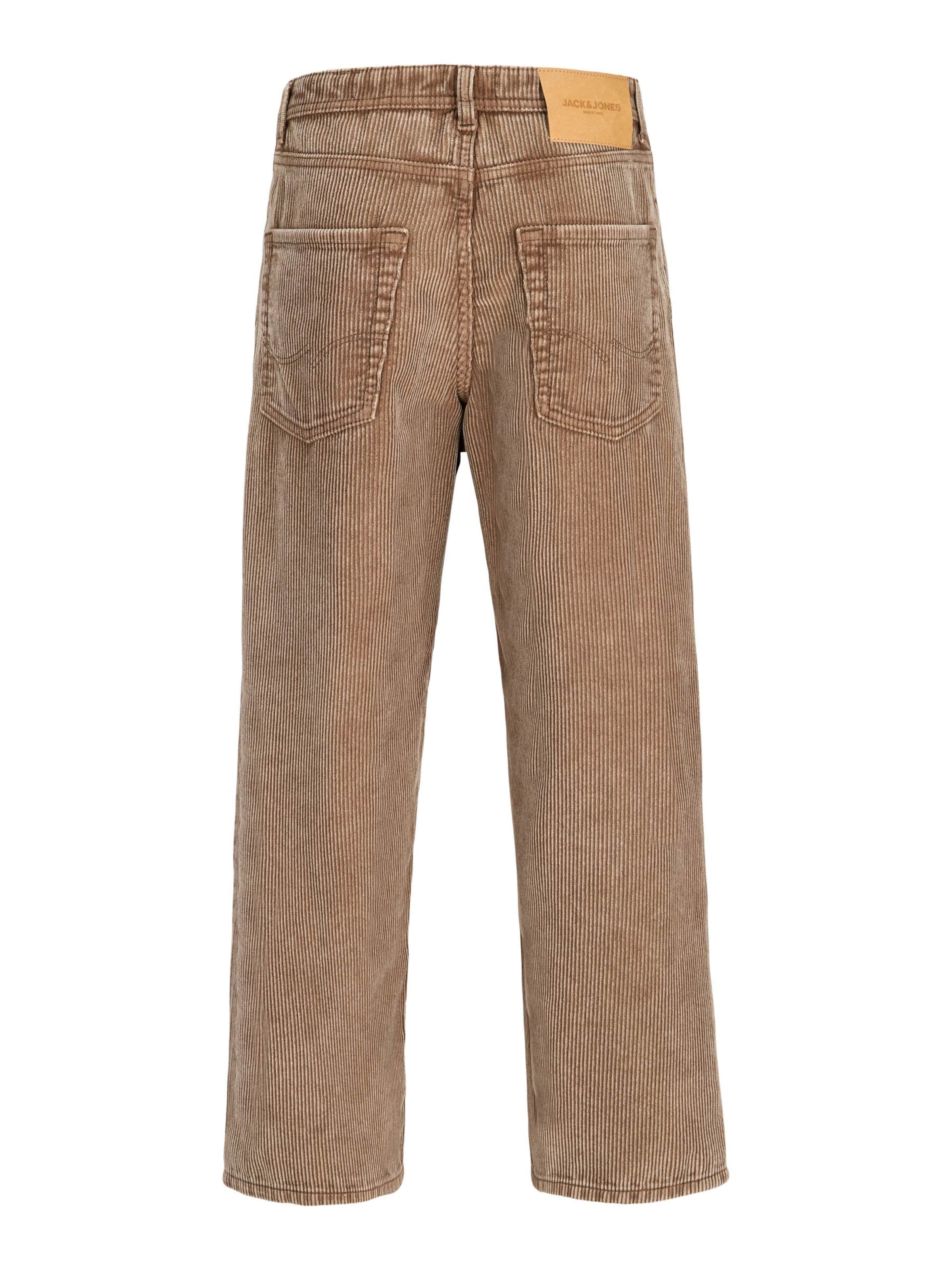 Jack & Jones Junior Baggy Hose 'JPSTAlex' in Braun