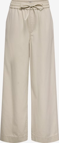 ONLY Wide Leg Housut 'ONLMAISA' värissä beige: etupuoli