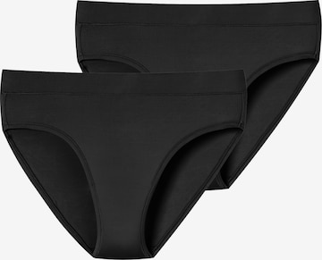 SCHIESSER Rioslip ' Unique Micro ' in Schwarz: Vorderseite