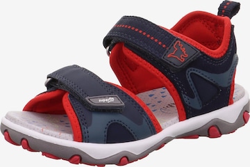 SUPERFIT Sandals & Slippers 'Mike 3.0' in Blue: front