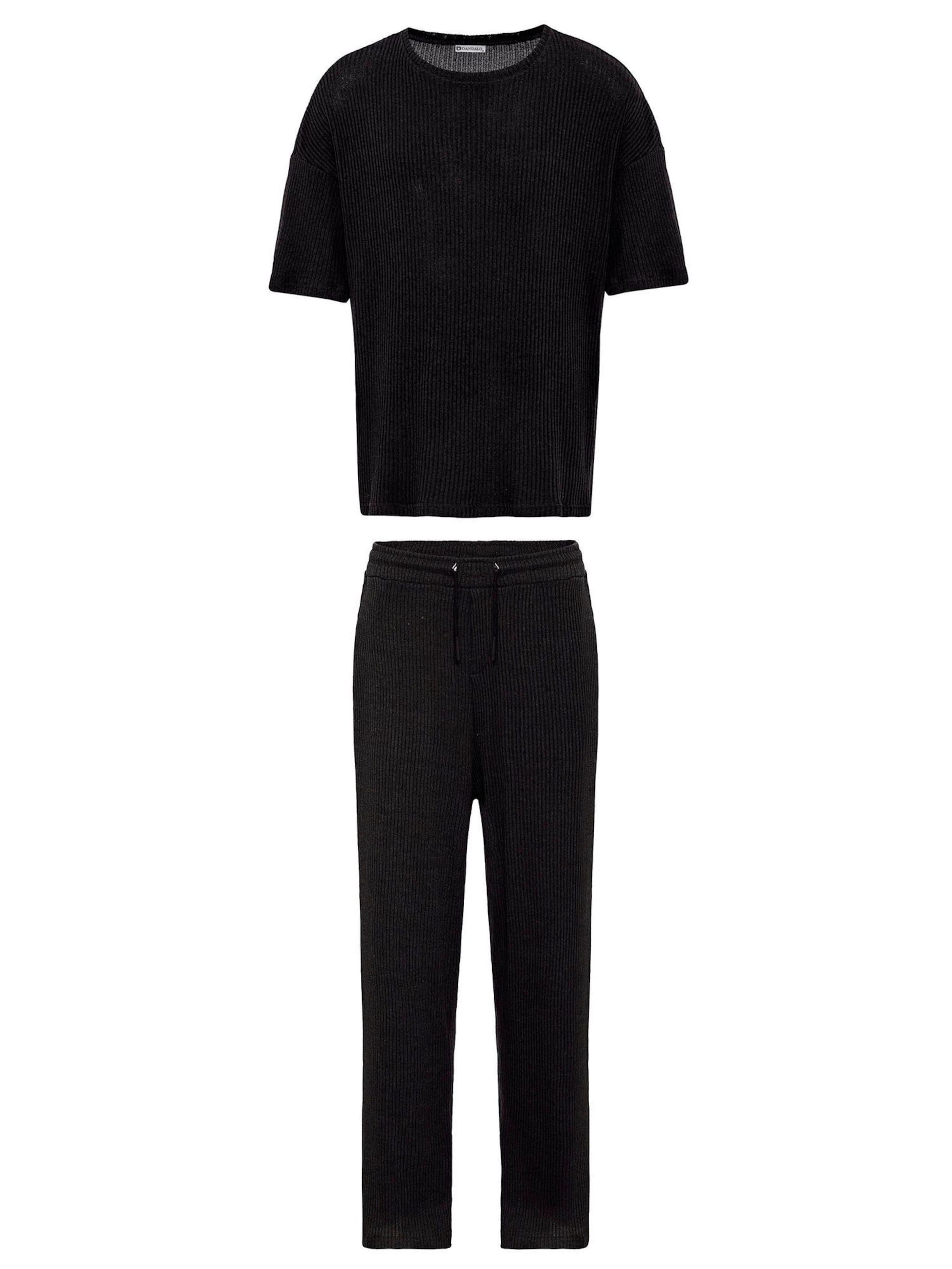 Tuta da jogging di Dandalo in nero: frontale