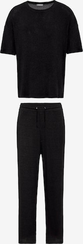 Dandalo Juoksupuku värissä musta: etupuoli