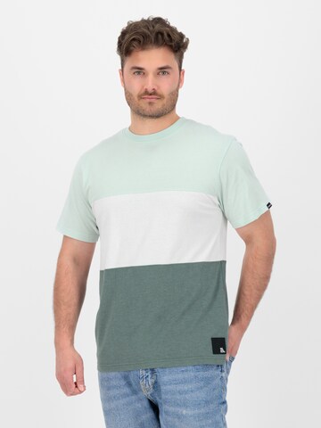 Maglietta 'BenAK' di Alife and Kickin in verde: frontale