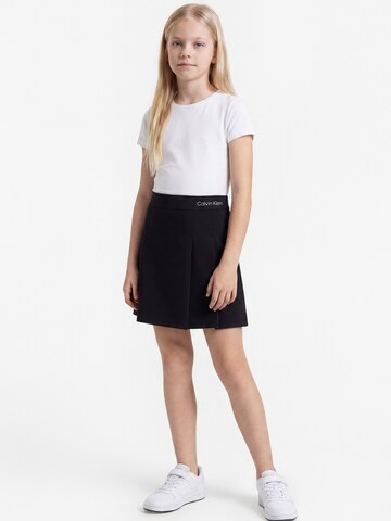 Calvin Klein Jeans Rok in Zwart: voorkant