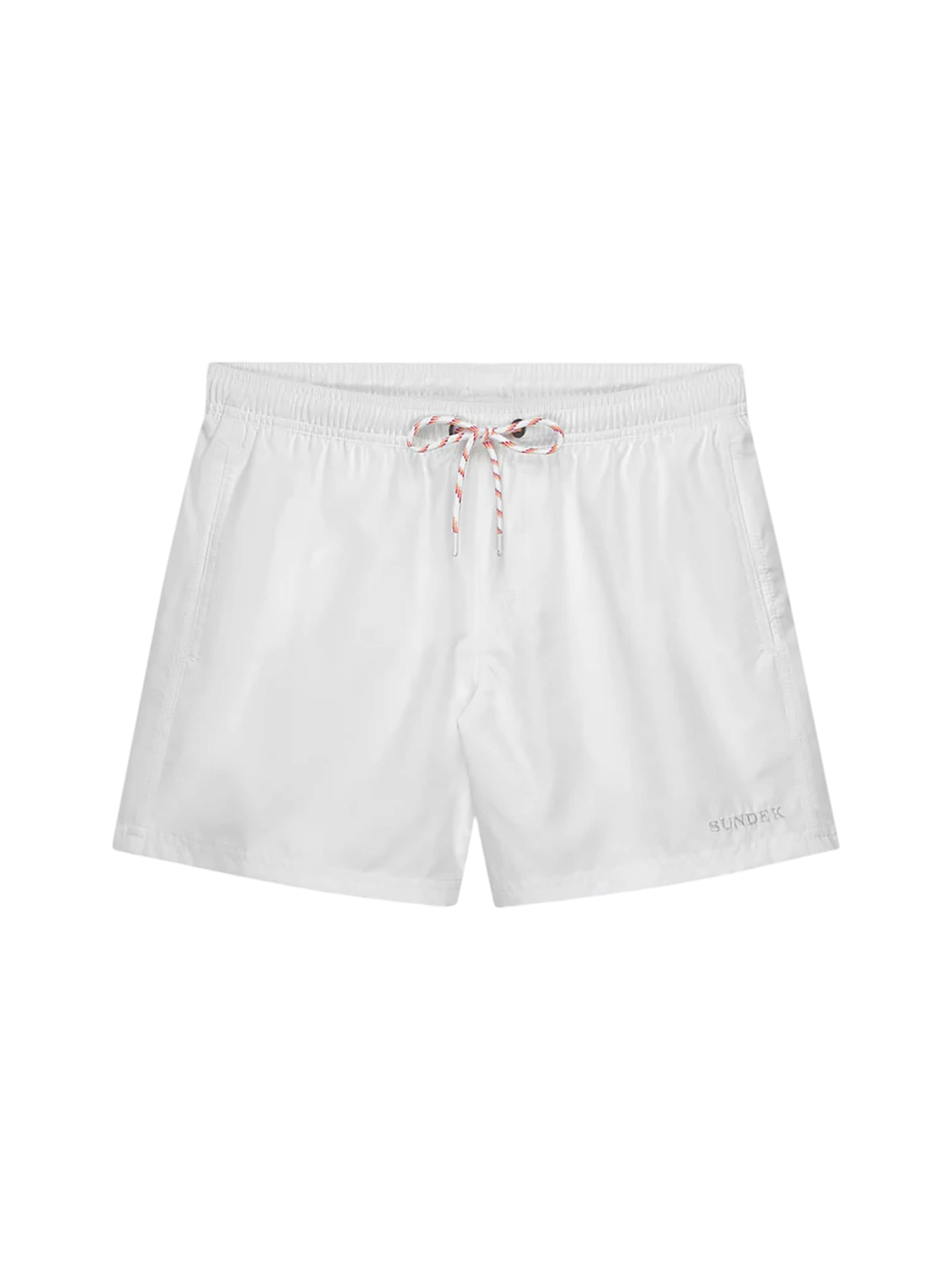 Sundek Zwemshorts in Wit: voorkant