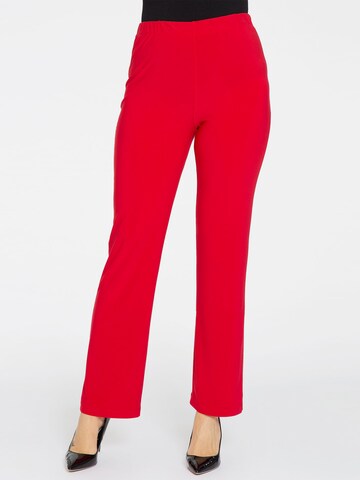 Yoek Skinny Tregging ' Dolce ' in Rot: predná strana