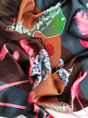 My Minelli - Chal 'Glamour - Hand Rolled Silk Scarf' en gris
