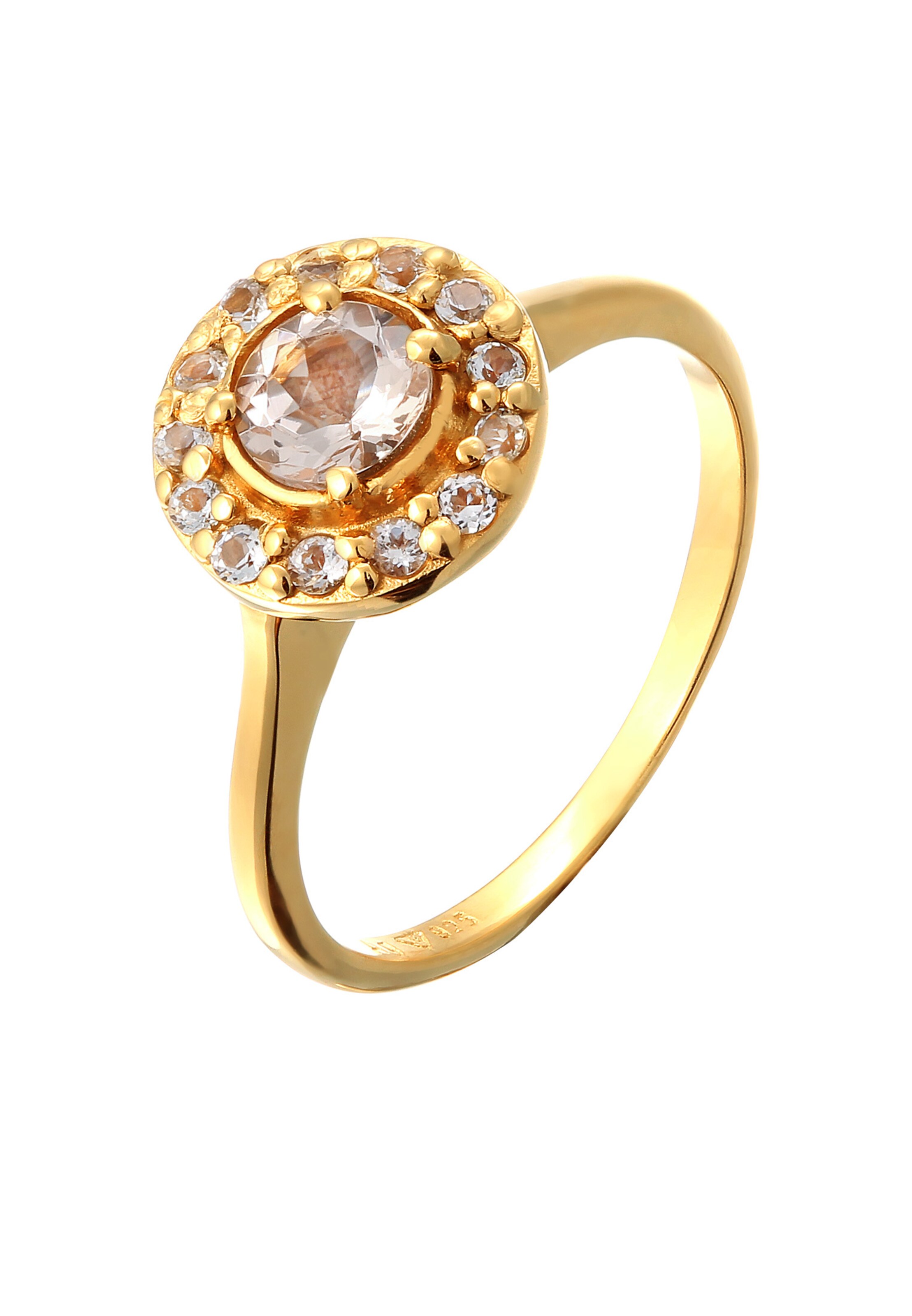 ELLI PREMIUM Verlobungsrings in Gold: Vorderseite