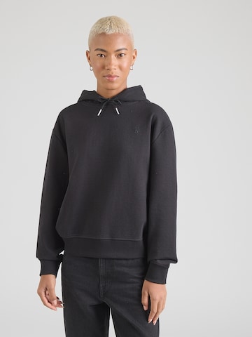 Calvin Klein Jeans Суичър в черно: отпред