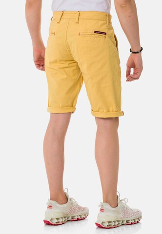 CIPO & BAXX Regular Trousers in Yellow