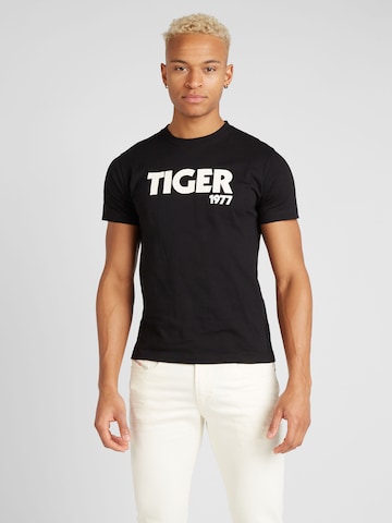 Tricou 'DILLAN' de la Tiger of Sweden pe negru: față