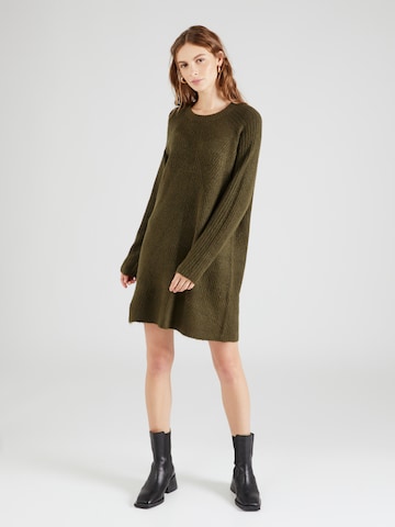 ONLY Knitted dress 'Carol' in Green: front