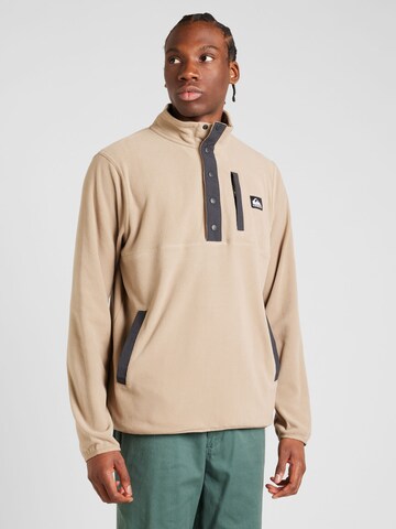 QUIKSILVER Sporttrui 'NO DESTINATION 2' in Beige: voorkant