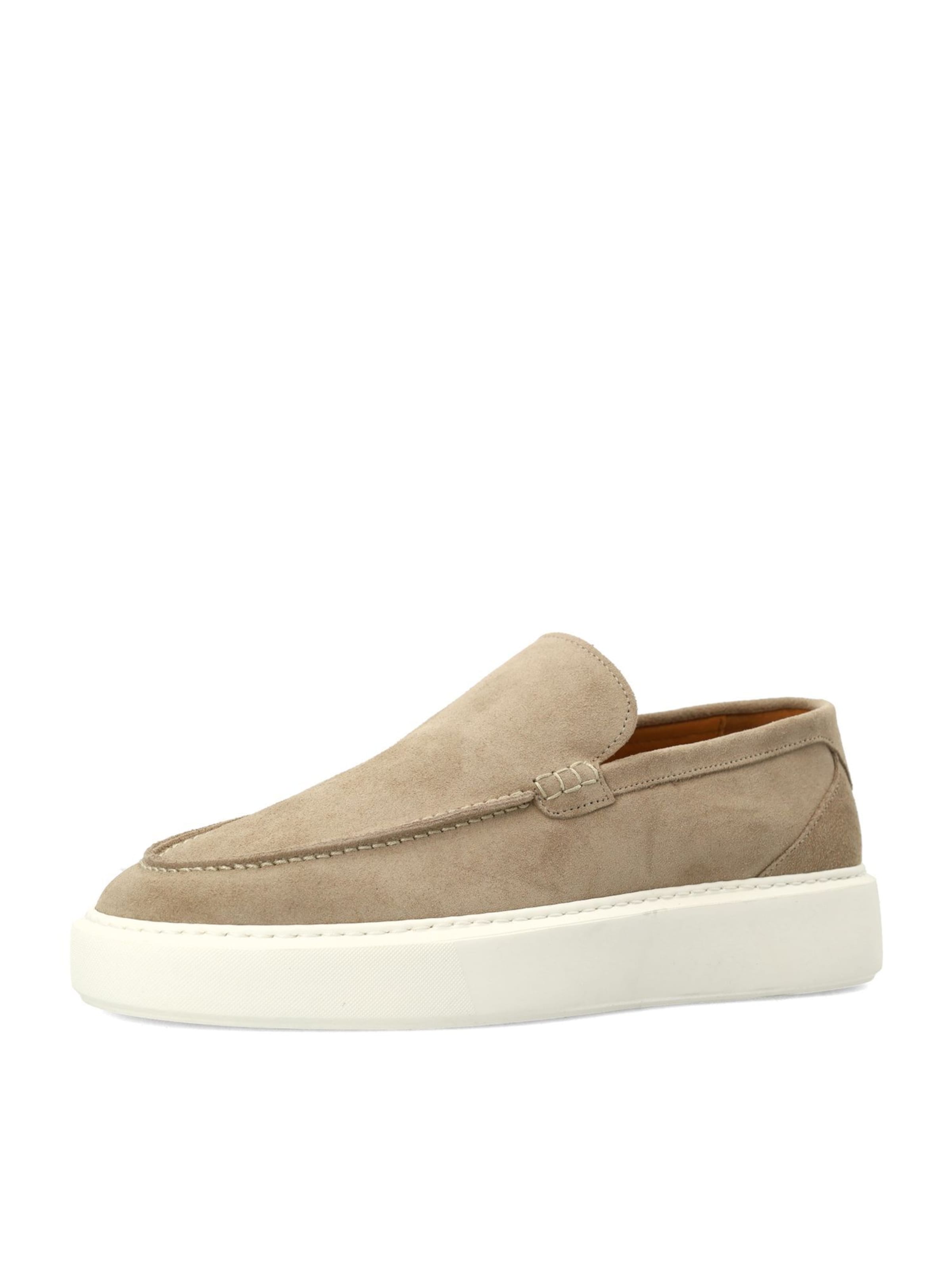 MANFIELD Mokassin in Beige: Vorderseite