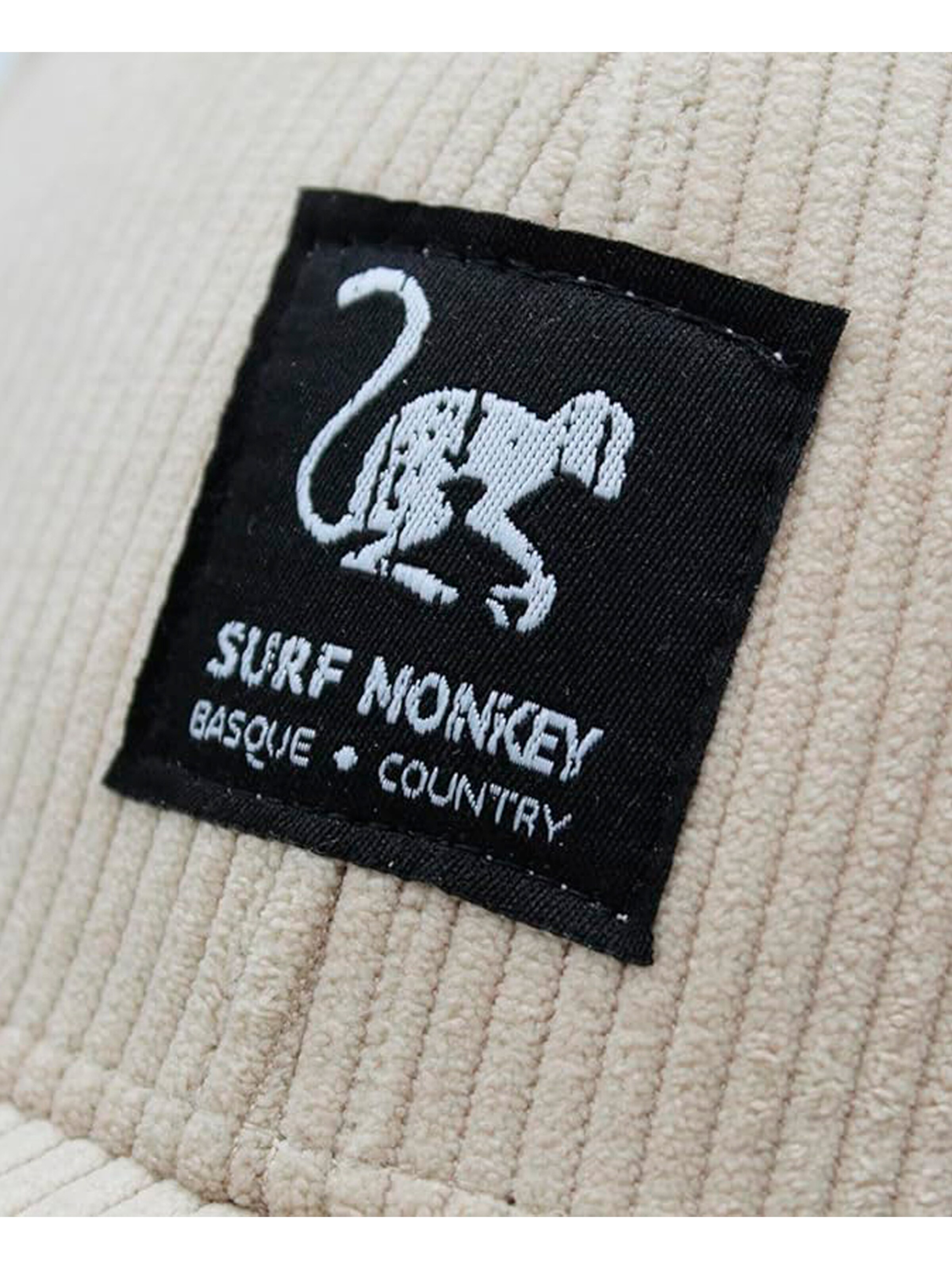 Surf Monkey Athletic Cap in Beige
