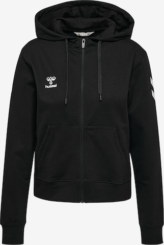 HummelSportska sweater majica - crna boja: prednji dio