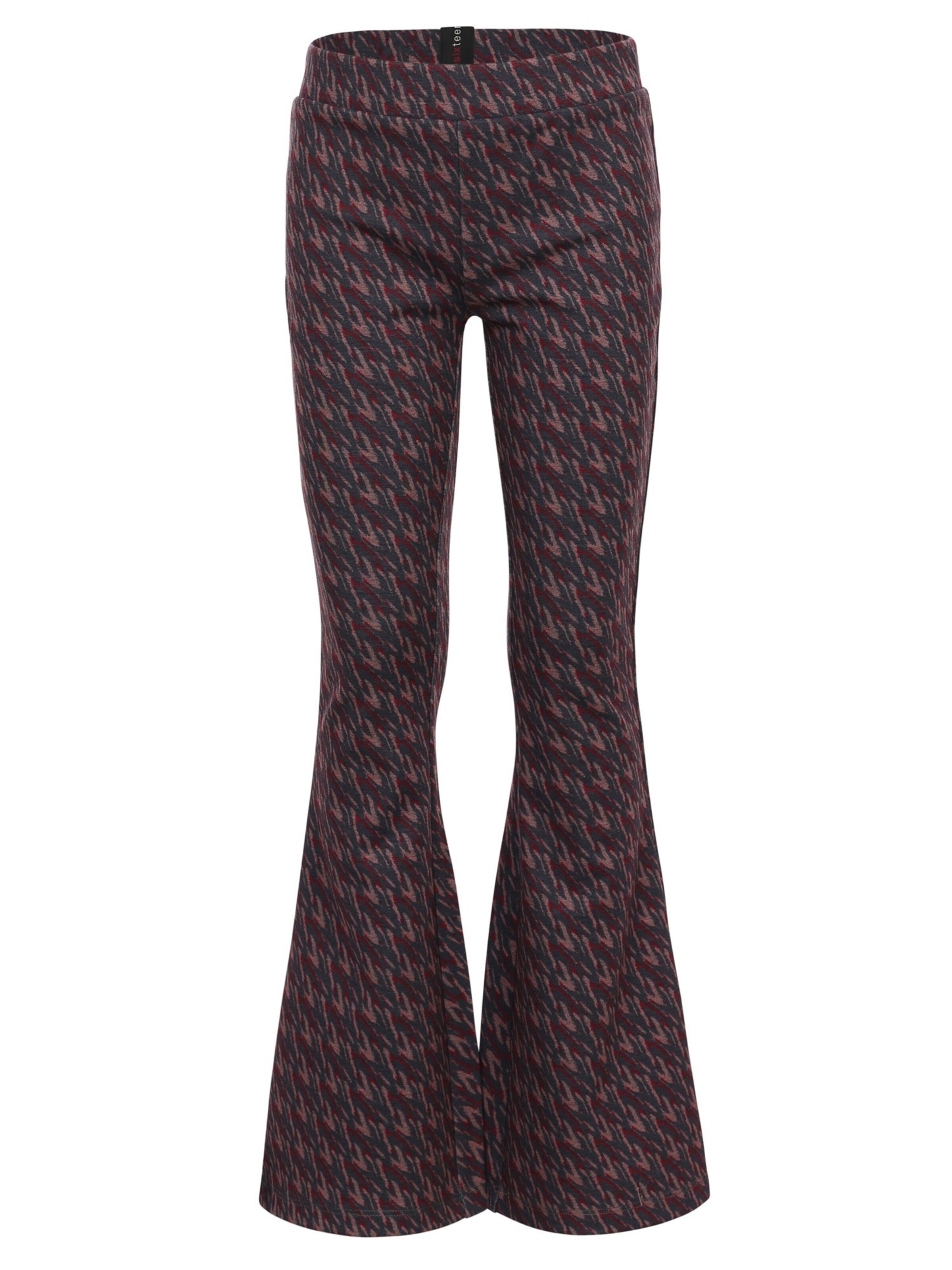 Looxs Revolution Flared Broek in Gemengde kleuren: voorkant