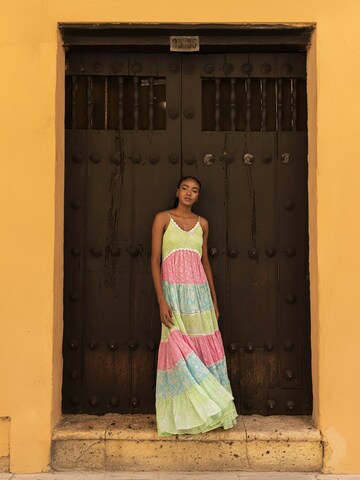 Robe 'Robe Longue Sandra' Miss June en mélange de couleurs