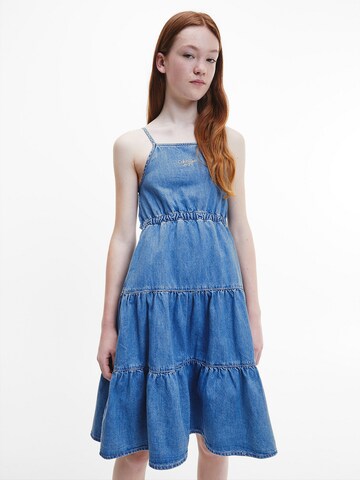 Calvin Klein Jeans Sukienka w kolorze niebieski: przód