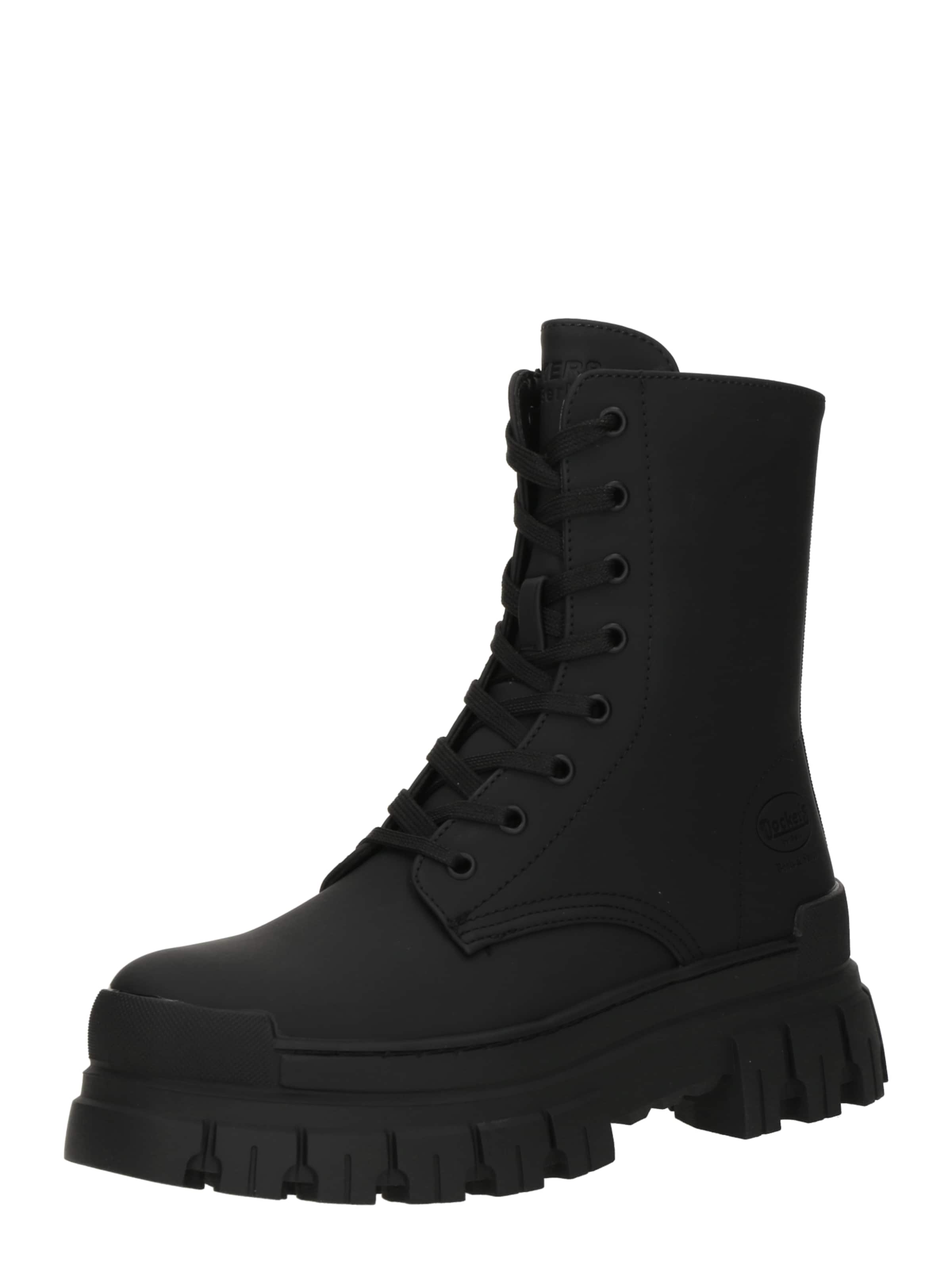 Dockers by Gerli Botki sznurowane w kolorze czarny: przód