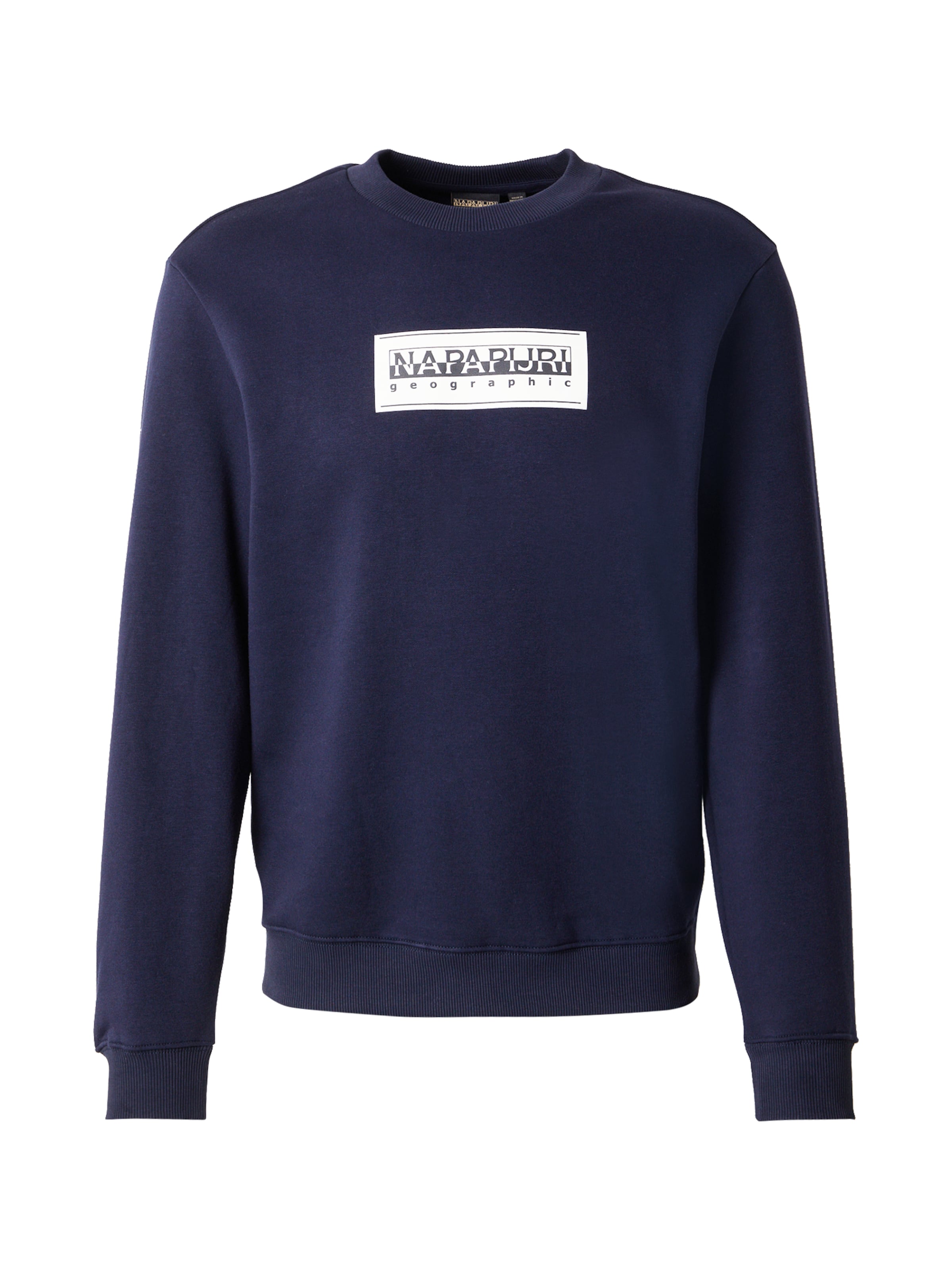 NAPAPIJRISweater majica 'B-BOX' - plava boja: prednji dio