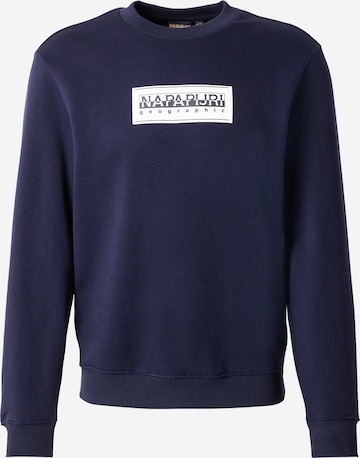 NAPAPIJRI Mikina 'B-BOX' - Modrá: predná strana