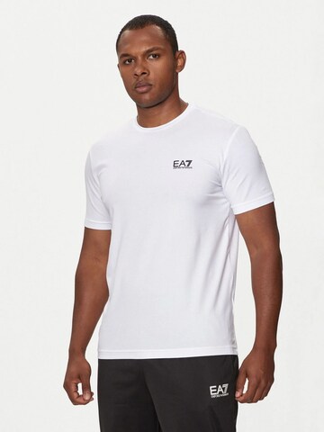 T-Shirt Emporio Armani en blanc : devant