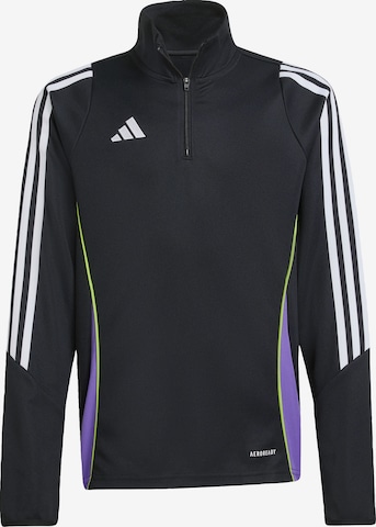 Felpa sportiva 'Tiro 24' di ADIDAS PERFORMANCE in nero: frontale