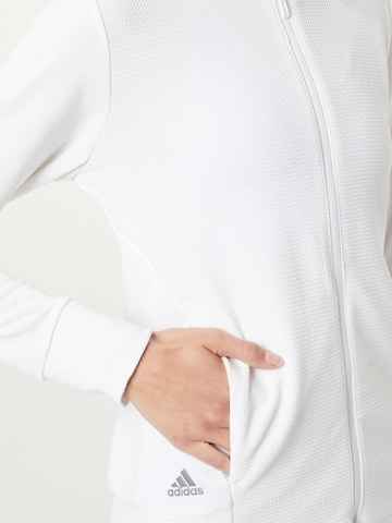 ADIDAS GOLF Athletic Jacket in White