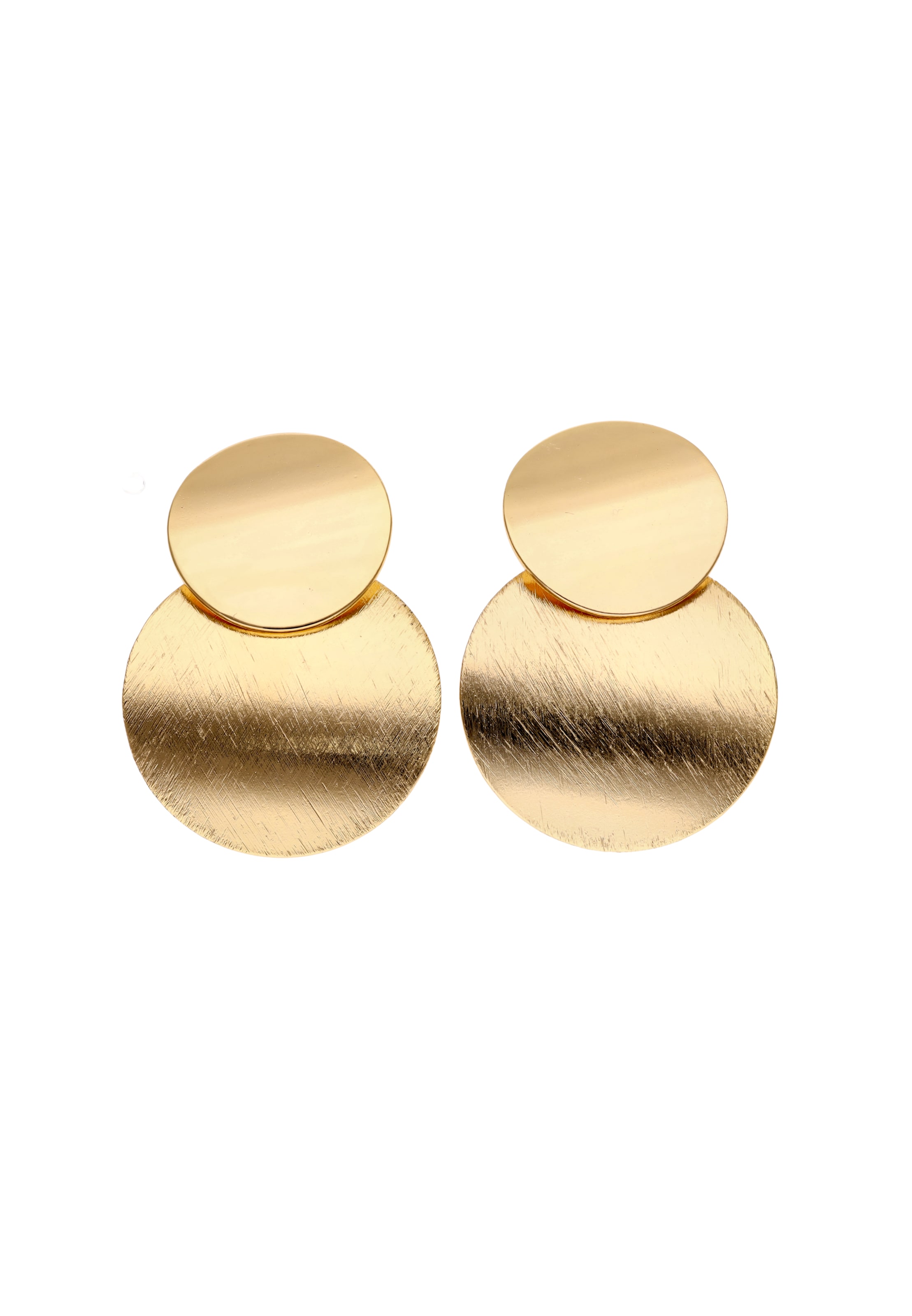 usha WHITE LABEL Boucles d'oreilles en or, Vue avec produit