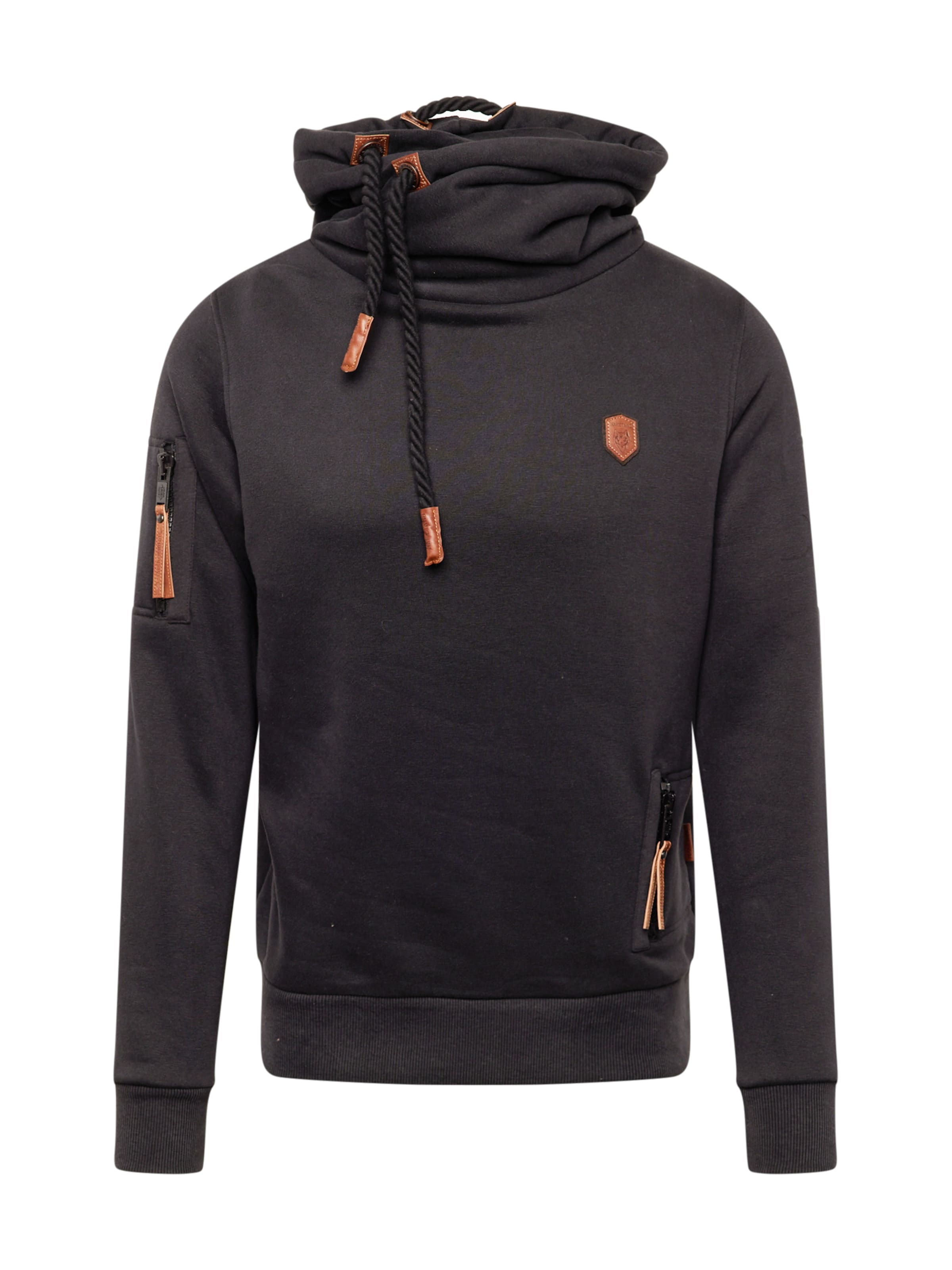 naketano Sweatshirt in Black: front