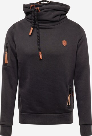 naketano Sweatshirt in Zwart: voorkant