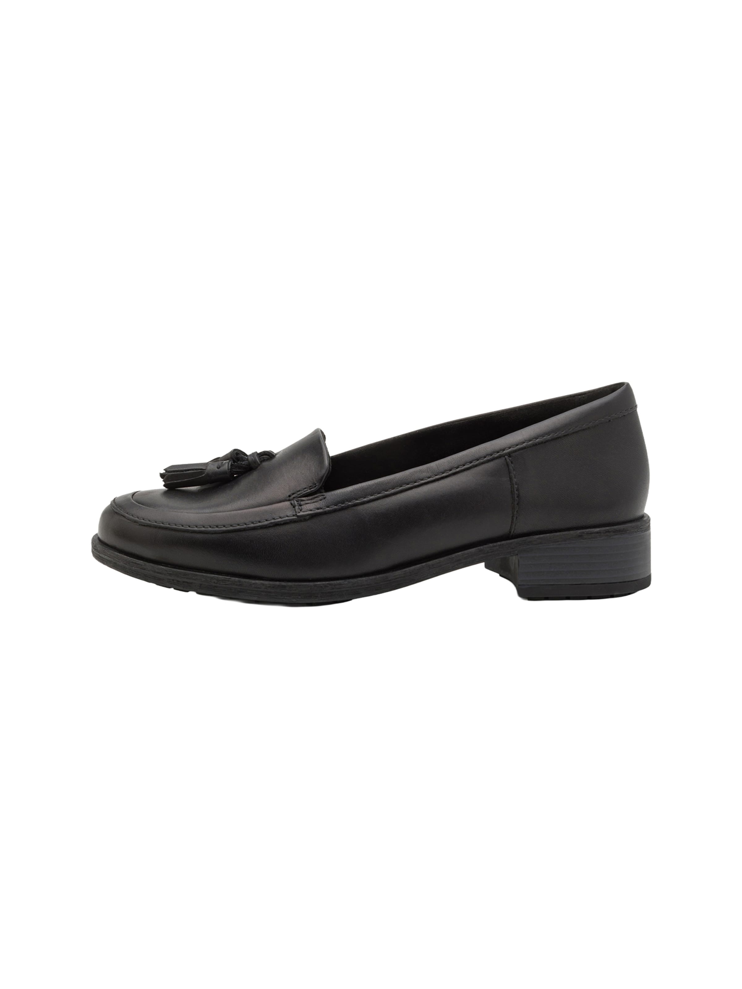 CLARKS Natikači 'Havisham' | črna barva: sprednja stran