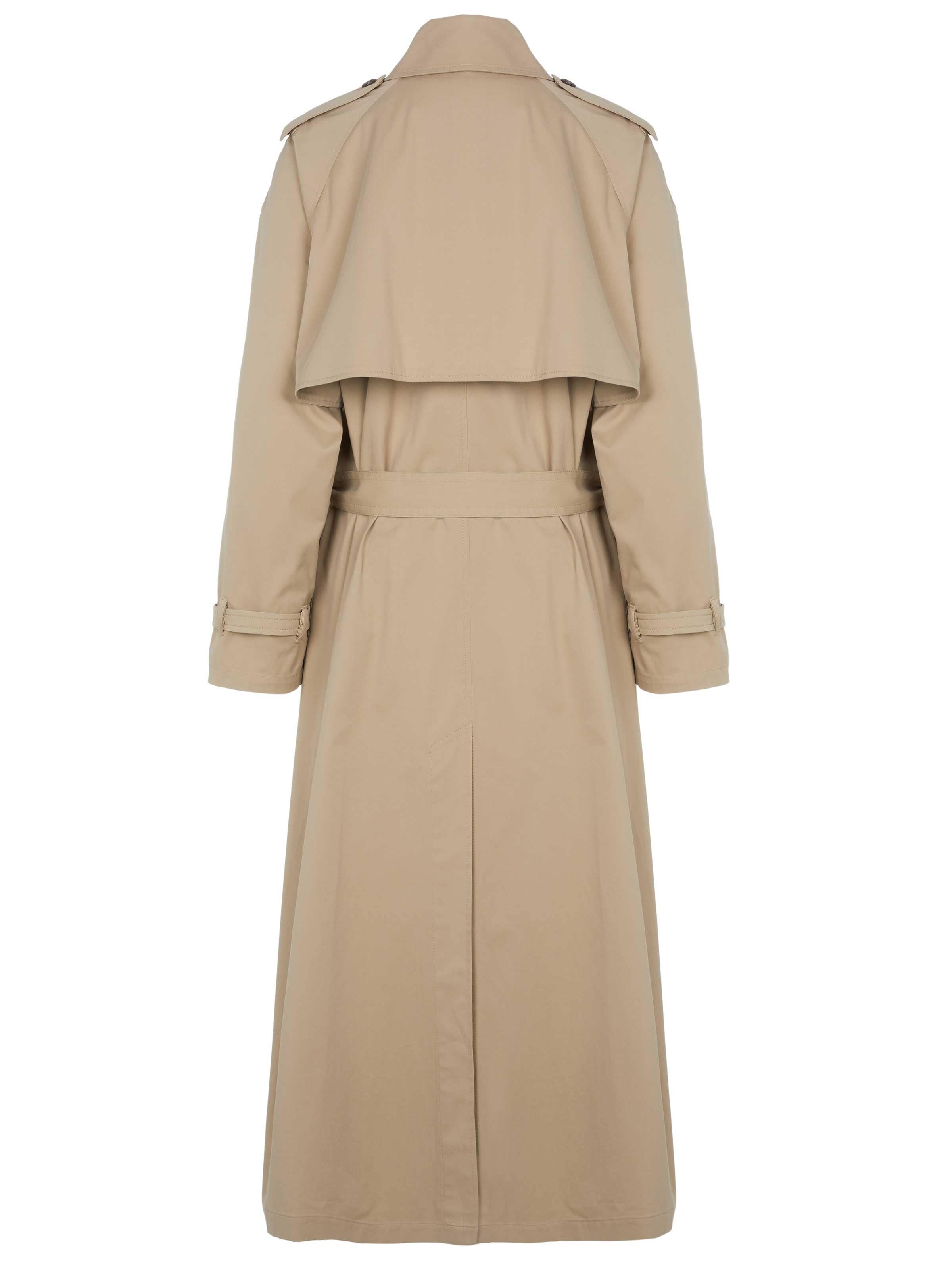 DOLCE & GABBANA Between-seasons coat 'Langer Dolce & Gabbana Mantel' in Beige