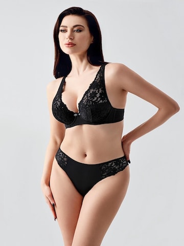 C&City Triangel Wäsche-Sets in Schwarz