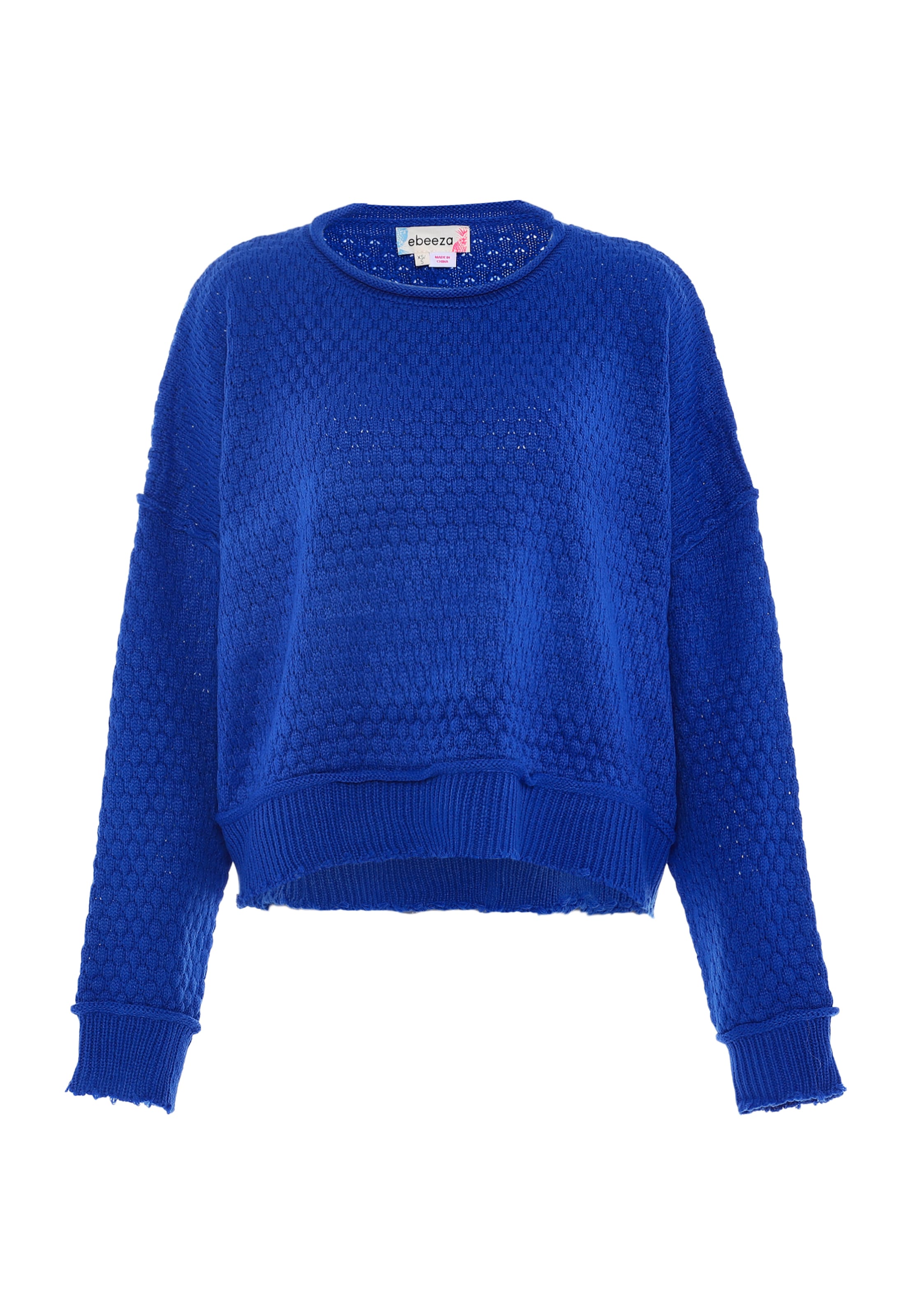 ebeeza - Pullover em azul: frente