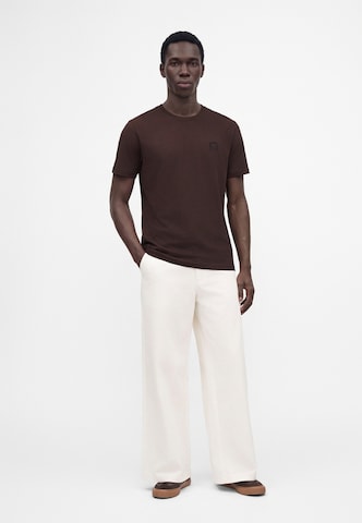 BOSS - Camisa 'Tales' em castanho