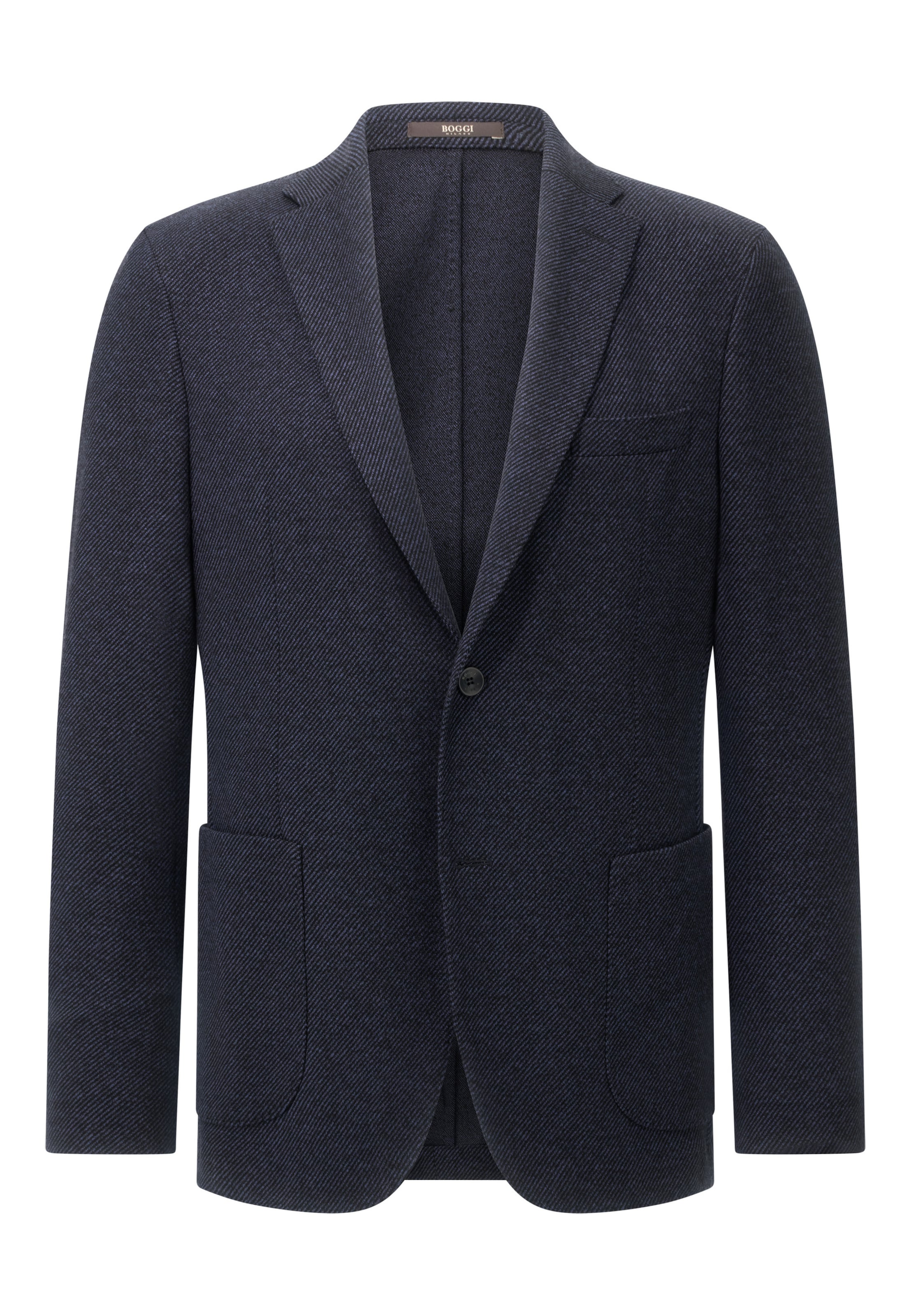 Boggi Milano Regular Fit Sakko in Blau: Vorderseite