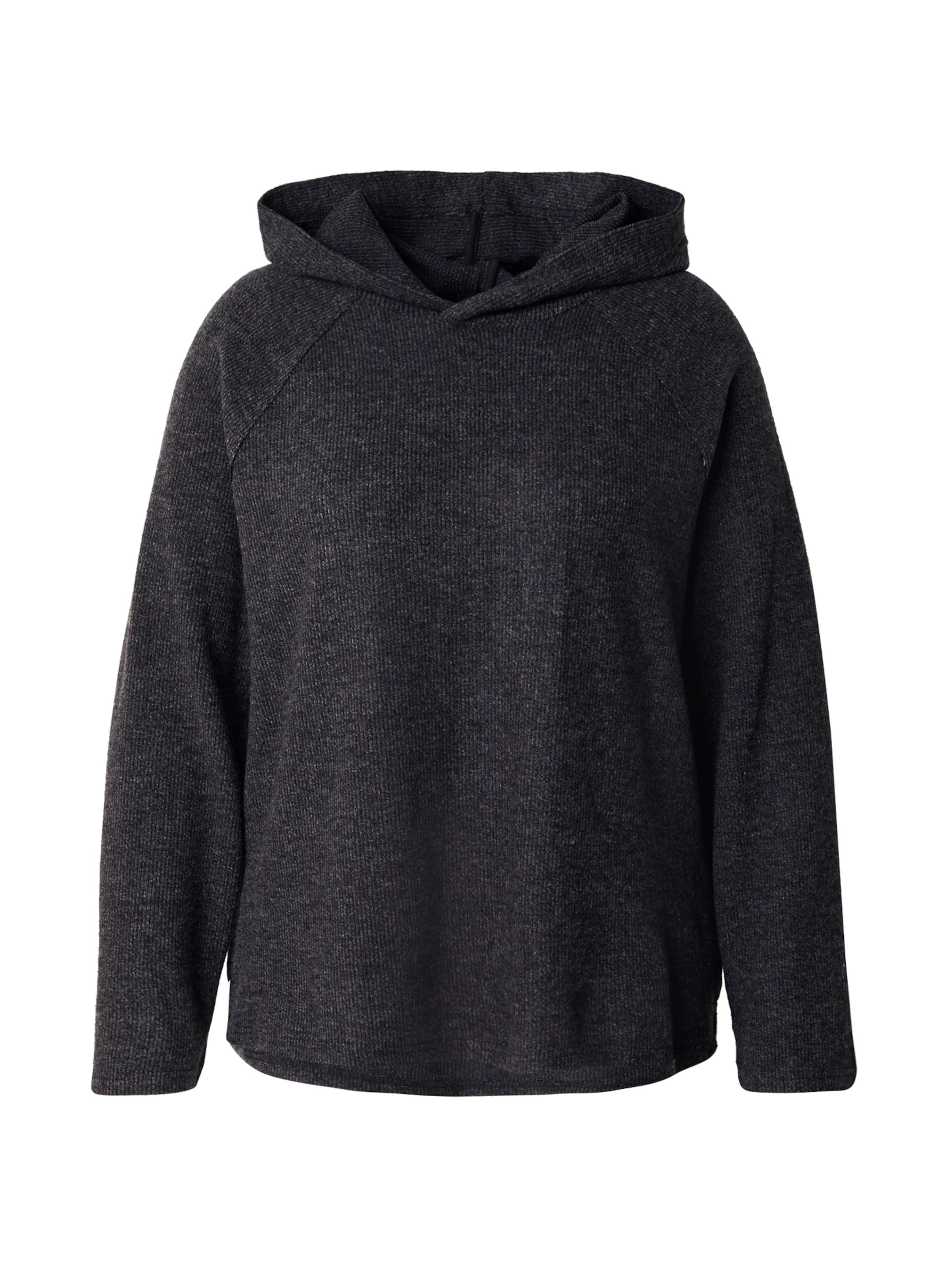 ONLY Carmakoma Kampsun 'CARBizzy', värv hall: eest vaates